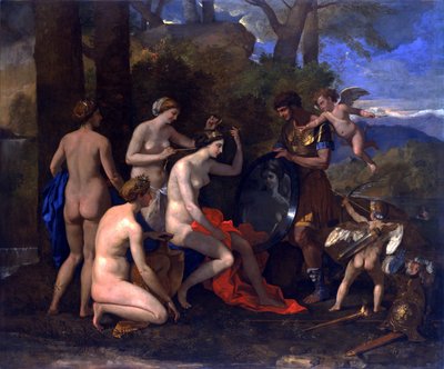 Mars en Venus door Nicolas Poussin